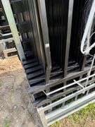 2025 AllMetal Unused K0710-24 Powder Coated Steel Site Fence