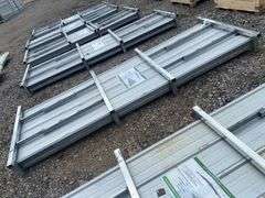 (100) Panels - AllMetal K0311 Unused 10ft Corrugated Steel panels