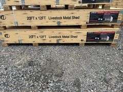 Allmetal Unused K1912 20ftx12ft Livestock Metal Shed