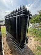 2025 AllMetal Unused K0710-24 Powder Coated Steel Site Fence