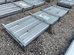 (100) Panels - AllMetal K0311 Unused 10ft Corrugated Steel panels