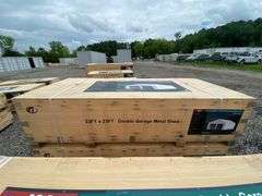 KJ Unused K2119 23ftx22ft Double Garage Metal Shed