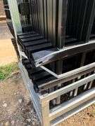 2025 AllMetal Unused K0710-24 Powder Coated Steel Site Fence