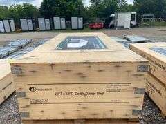 KJ Unused K2119 23ftx22ft Double Garage Metal Shed