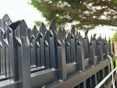 2025 KJ Unused K0608-22 Heavy Duty Powder Coated Steel Site Fence