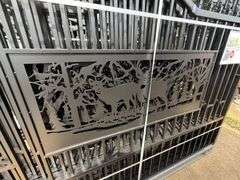 2025 KJ Unused K0720 Heavy Duty Metal Farm Driveway Gates
