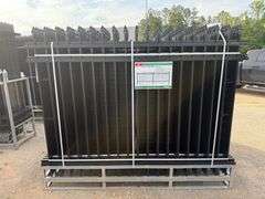2025 KJ Unused K0608-22 Heavy Duty Powder Coated Steel Site Fence