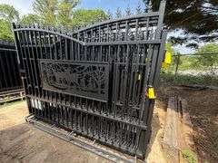 2025 KJ Unused K0720 Heavy Duty Metal Farm Driveway Gates