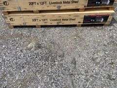 Allmetal Unused K1912 20ftx12ft Livestock Metal Shed