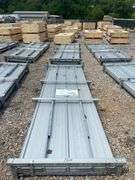 (100) Panels - AllMetal K0311 Unused 10ft Corrugated Steel panels