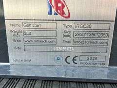 2025 IR Sdlanch Unused IRGC80 Electric Golf Cart
