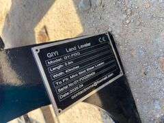 2025 GIYI Unused GY-PDQ Mini Skid Steer Land Leveler