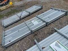(100) Panels - AllMetal K0311 Unused 10ft Corrugated Steel panels