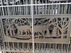2025 AllMetal Unused K0720 Metal Farm Driveway Gates