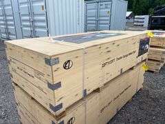 AllMetal Unused K2119 23ftx22ft Double Garage Metal Shed