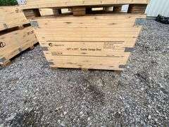 AllMetal Unused K2119 23ftx22ft Double Garage Metal Shed