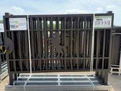 2025 AllMetal Unused K2007N Metal Farm Driveway Gates