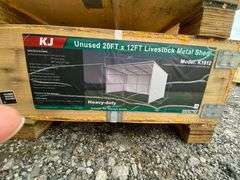 KJ Unused K1912 20ftx12ft Livestock Metal Shed