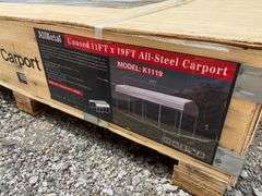 AllMetal Unused K1119 11ftx19ft All-Steel Carport