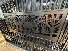 2025 KJ Unused K0720 Heavy Duty Metal Farm Driveway Gates
