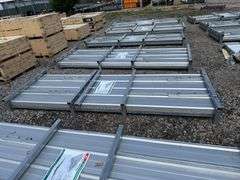 (100) Panels - AllMetal K0311 Unused 10ft Corrugated Steel panels