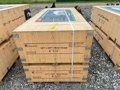 KJ Unused K4525 45ftx25ft Double Garage Steel Barn Shed