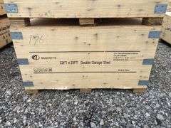 KJ Unused K2119 23ftx22ft Double Garage Metal Shed