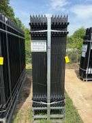 2025 AllMetal Unused K0710-24 Powder Coated Steel Site Fence