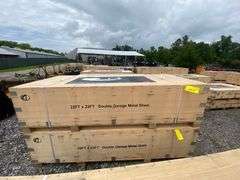 KJ Unused K2119 23ftx22ft Double Garage Metal Shed