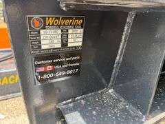2025 Wolverine Unused SG-13-08D Skidsteer Stump Grinder