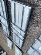 (100) Panels - AllMetal K0311 Unused 10ft Corrugated Steel panels