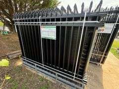 2025 KJ Unused K0608-22 Heavy Duty Powder Coated Steel Site Fence