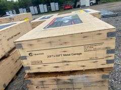 AllMetal Unused K2030 20ftx30ft Metal Garage