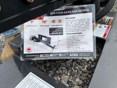 2025 Wolverine Unused SBM-12-72W Skidsteer Sickle Bar Mower