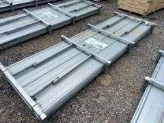(100) Panels - AllMetal K0311 Unused 10ft Corrugated Steel panels