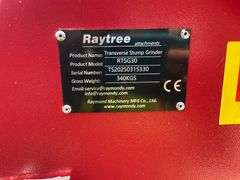 2025 Raytree Unused RTSG30 Skidsteer 30in Transverse Stump Grinder