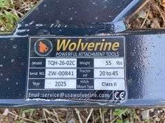 2025 Wolverine TQH-26-02C Unused 3pt Hitch