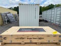 AllMetal Unused K1119 11ftx19ft All-Steel Carport