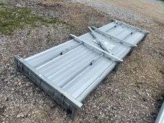 (100) Panels - AllMetal K0311 Unused 10ft Corrugated Steel panels