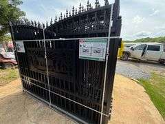 2025 KJ Unused K0720 Heavy Duty Metal Farm Driveway Gates
