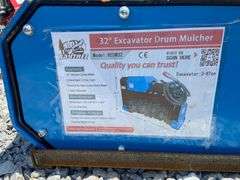 2025 Raytree Unused REDM32 32in Excavator Drum Mulcher