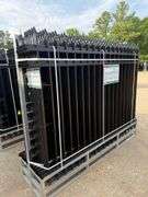 2025 KJ Unused K0608-22 Heavy Duty Powder Coated Steel Site Fence