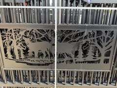 2025 AllMetal Unused K0720 Metal Farm Driveway Gates