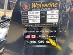 2025 Wolverine Unused LL-12-78W Skidsteer Land Leveler
