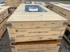 AllMetal Unused K2030 20ftx30ft Metal Garage
