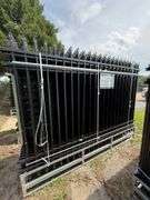 2025 AllMetal Unused K0710-24 Powder Coated Steel Site Fence