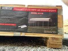 AllMetal Unused K1119 11ftx19ft All-Steel Carport