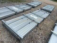 (100) Panels - AllMetal K0311 Unused 10ft Corrugated Steel panels