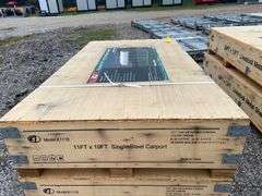 KJ Unused K1119 11ftx19ft All-Steel Carport