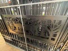 2025 KJ Unused K0720 Heavy Duty Metal Farm Driveway Gates